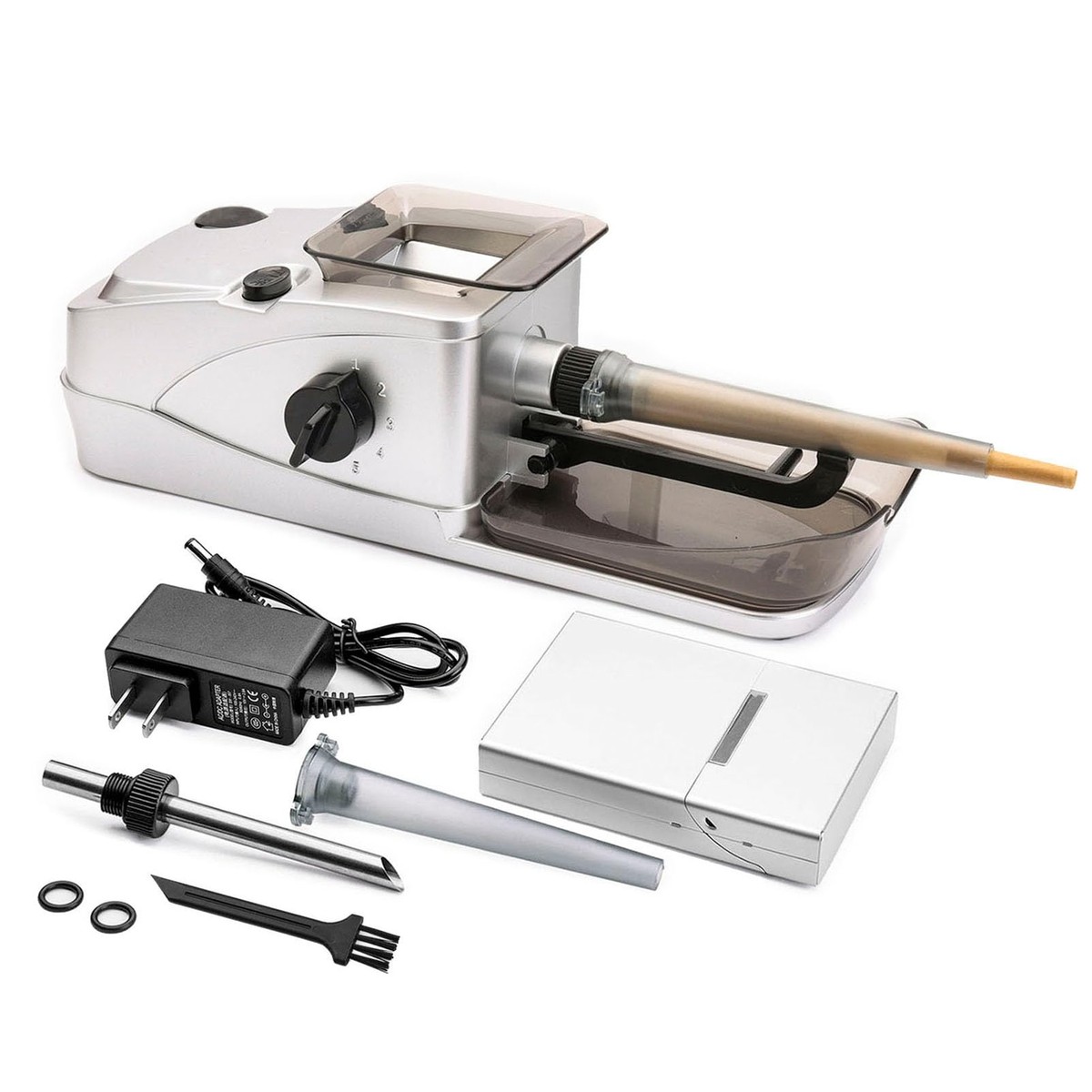 home cigarette rolling machine New Top-O-Matic : Health & Household Cigarette Rolling Machine Electric 3-in-1