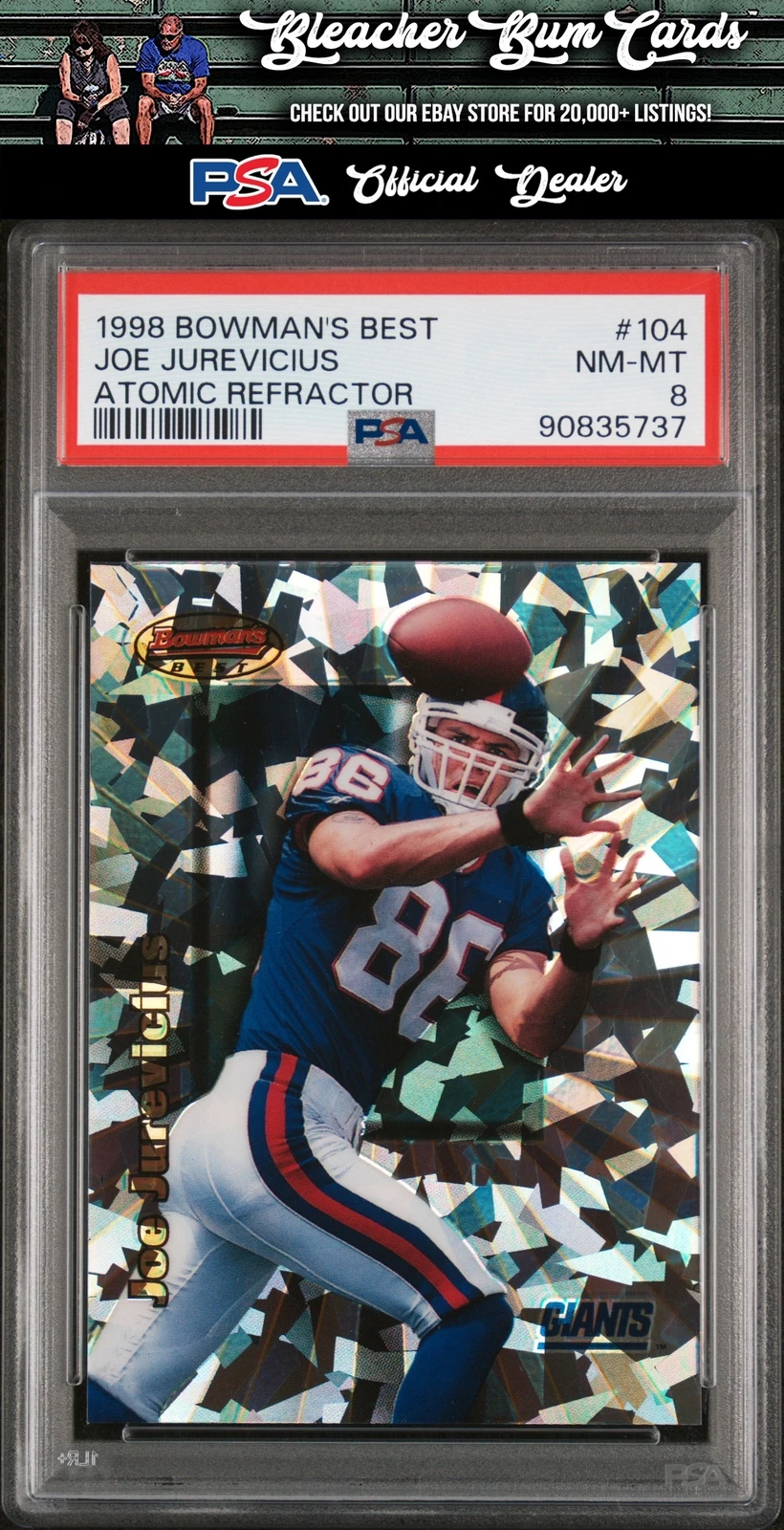 Joe Jurevicius Bowman's Best #104 Atomic Refractor