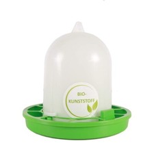 Kit di mangiatoia e abbeveratoio per pulcini, distributore automatico di cibo per pollame, in plastica, per galline e quaglie (confezione da 2