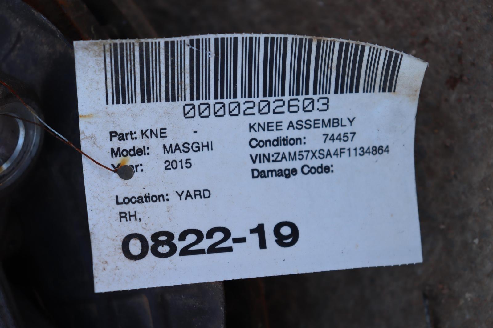 2014-2017 MASERATI GHIBLI RWD FRONT RIGHT SPINDLE KNUCKLE HUB CONTROL ARMS OEM
