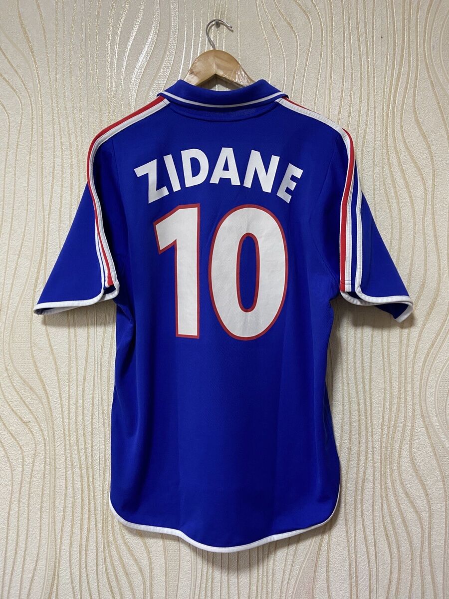 FRANCE 2000 2001 HOME FOOTBALL SHIRT SOCCER JERSEY ADIDAS sz FRANCE 2000 2001 HOME FOOTBALL SHIRT SOCCER JERSEY ADIDAS sz