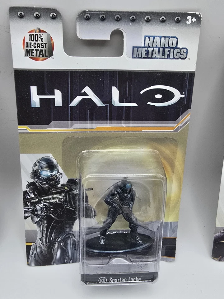 Lote de 12 figuras coleccionables de metal fundido a presión Halo Nano Metalfigs  Foto 4 de 4