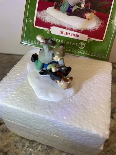 Dept 56 A Christmas Story The Last Straw Ralphie Beats Bully Scut Farkus Fight - Picture 7 of 12