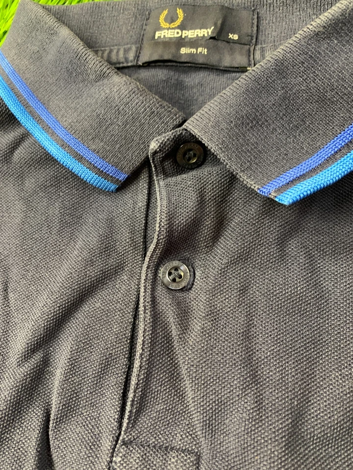 FRED PERRY ORIGINAL SLIM MEN CASUAL SHORT SLEEVE POLO SHIRT JERSEY SIZE XS - Image 4 of 4