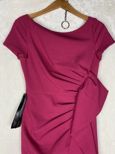 New Kay Unger Franca Column Gown Size 2 $318.00 New With Tag Pink Formal - Picture 2 of 14
