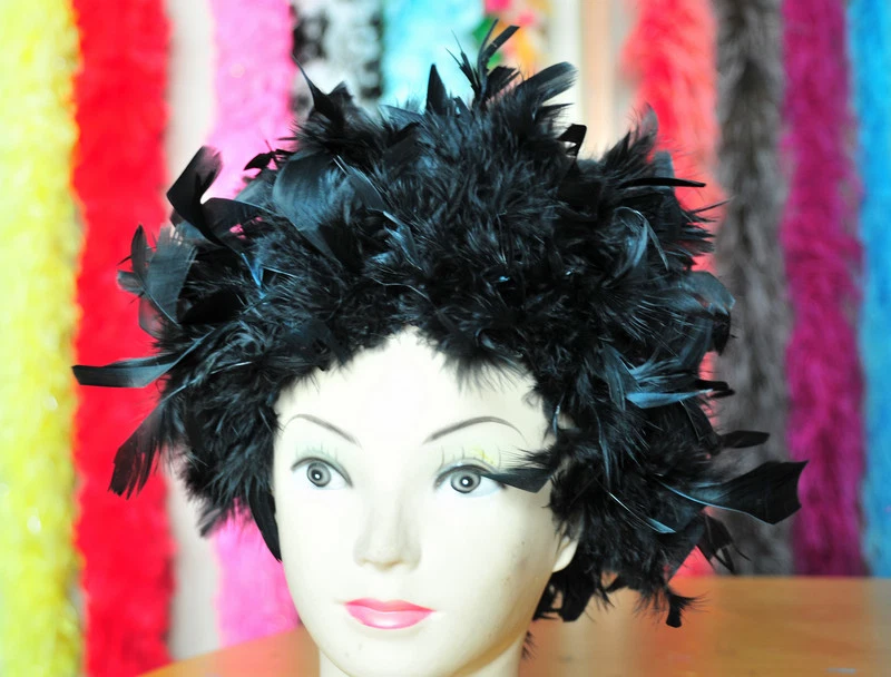 Chandelle Wig Feather Wig Halloween Wig Costume Wig Swan Blue Bird Wig 13 colors - Image 4 of 4