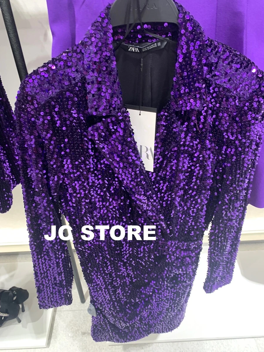 Zara shiny top blazer dress