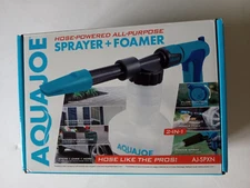 Aqua Joe AJ-SPXN 2-in-1 Hose Powered All Purpose Adjustable Power Sprayer Foamer