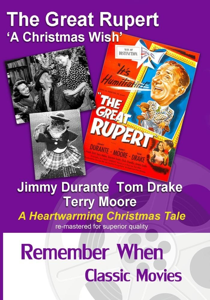 The Great Rupert - A Christmas Wish (DVD) Jimmy Durante Terry Moore Tom Drake