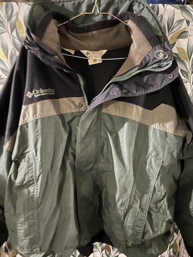 Vintage Columbia Jacket Men’s XL Green Bugaboo 3 In 1 Fleece Coat