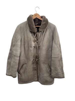 VINTAGE SPANISH LAMBSKIN LEATHER JACKET SHERPA JACKET SUEDE LEATHER