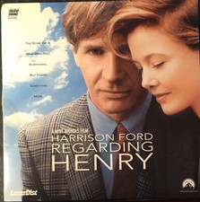 Regarding Henry Laserdisc 1992 Harrison Ford, Annette Bening, Watched Once