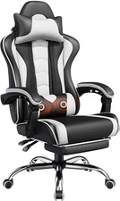 Yaheetech Gaming Chair, Video Game Chair with Massage Lumbar Support 