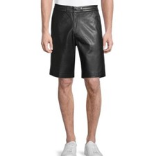 Pantaloncini in similpelle a vita bassa sexy da uomo con cerniera aperti pantaloni piatti da spettacolo sul palco Pantaloncini in similpelle a vita bassa sexy da uomo con cerniera aperti pantaloni piatti da spettacolo sul palco