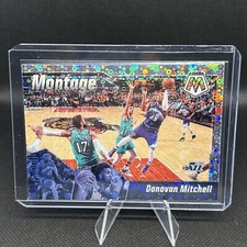 2019-20 Panini Mosaic #23 Donovan Mitchell ⭐️ Montage ⭐️ Fast Break Prizm