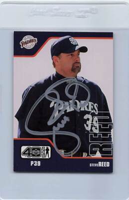 2002 Topps 40 Man #855 Steve Reed Padres Signed Auto *G8805 | eBay