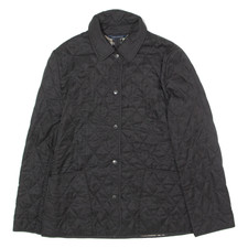 Burberry Womens Quilted Jacket Black Diamond L