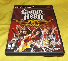 PLAYSTATION 2 PS2 GUITAR HERO AEROSMITH REPLACEMENT CASE MANUAL NO GAME DISC