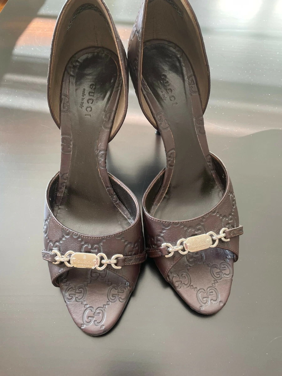 Gucci hotsell peep toe