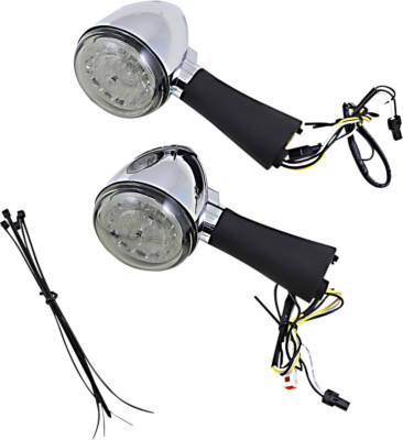 Custom Dynamics Rear Smoke/Red ProBEAM Red Ring Turn Signal LEDs PB-SCOUT-RR-CS