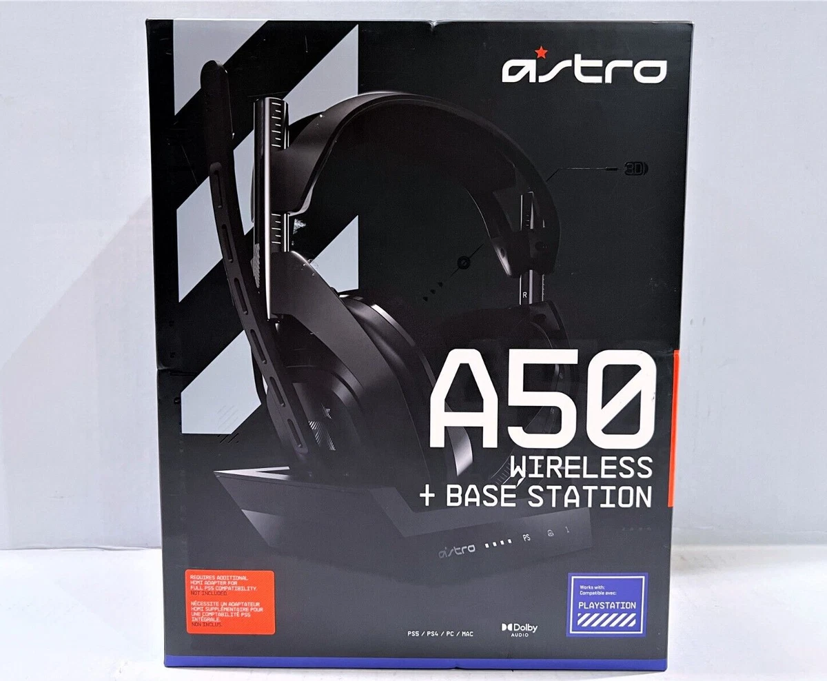 Astro Gaming Auriculares Inalámbricos A50 + Estación Base PS4/PC/Mac