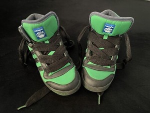 Adidas Marvel Hulk Ortholite high top kids sneakers Size 1.5.