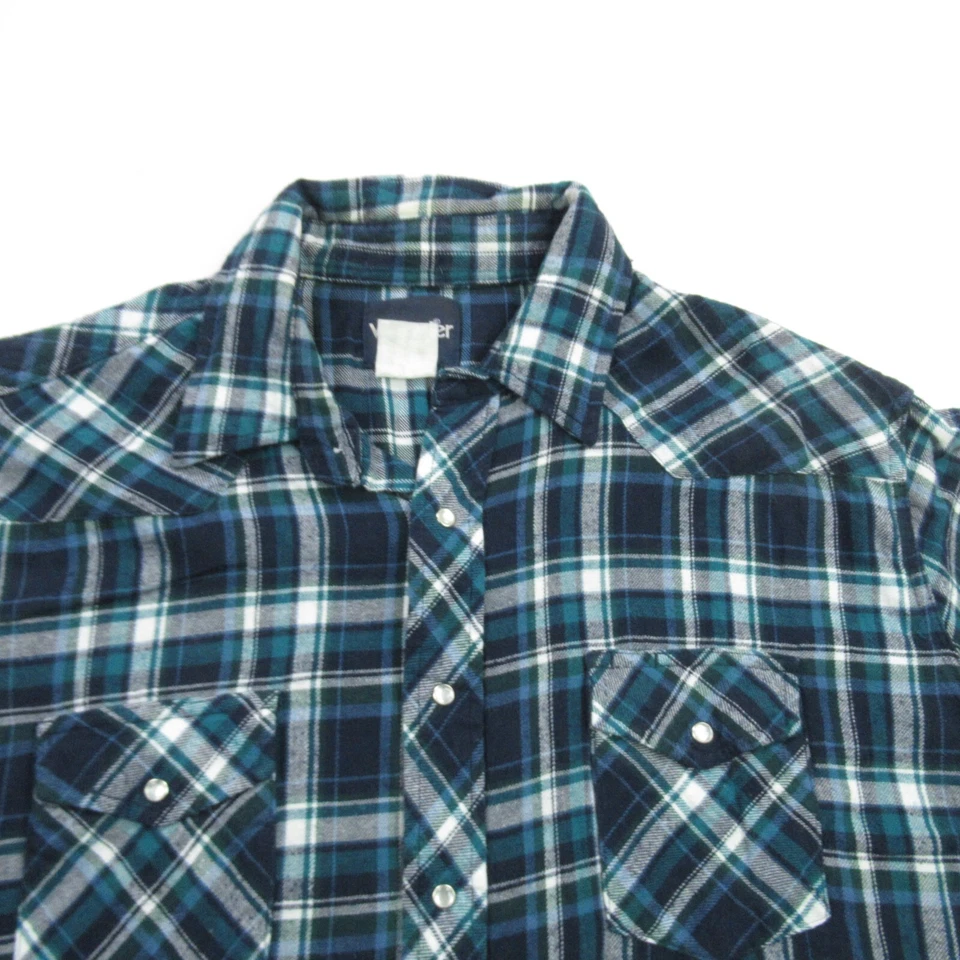 Wrangler Shirt Mens 2XL Long Sleeve Western Button Up Pockets - Image 2 of 4