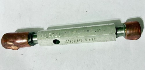SWANSON 5/8-18 UNJF 3BG PREPLATE THREAD PLUG GAGE .625 GO NO GO .5931 & .5964 - Picture 2 of 3