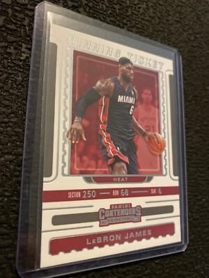 Lebron James 2019 Panini Contenders #2 Miami Heat Collector Card