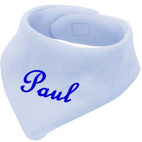 Baby Fleece Halstuch mit Namen bestickt Dreieckstuch personalisiert Schal Tuch - Bild 2 von 4