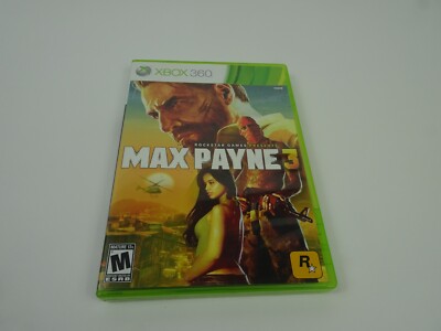 Max Payne 3 (Microsoft Xbox 360, 2012) [2 Disc] CIB, Complete W/ Manual Tested