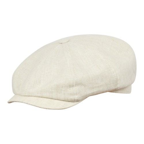 Sterkowski ROWDY Linen Summer Flat Cap Applejack Gatsby Newsboy Ivy League - Picture 7 of 21