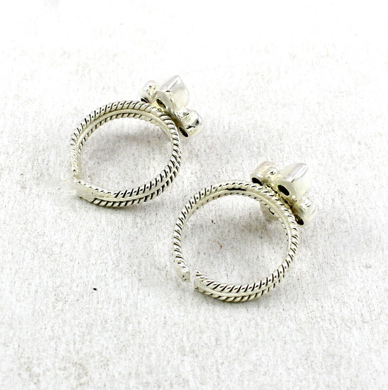 Zehenring für Frau Paar Bicchiya gelber Kristallstein handgefertigter Schmuck - Bild 3 von 4