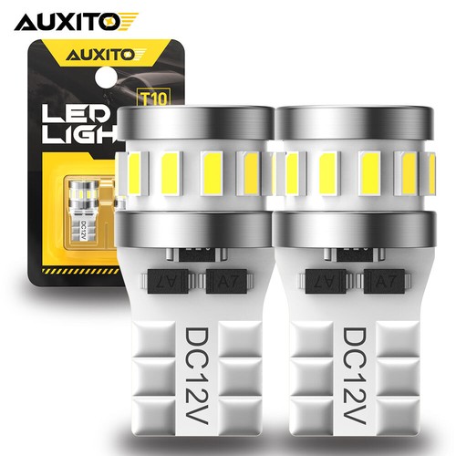 T10 168 18/24SMD Globe Light Bulb Wedge Tail Plate Parker Interior Dash White - Picture 70 of 168