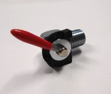 Space Saving 1/4" - 18 NPT Fuel Valve Petcock For Harley & Custom Gas Tanks