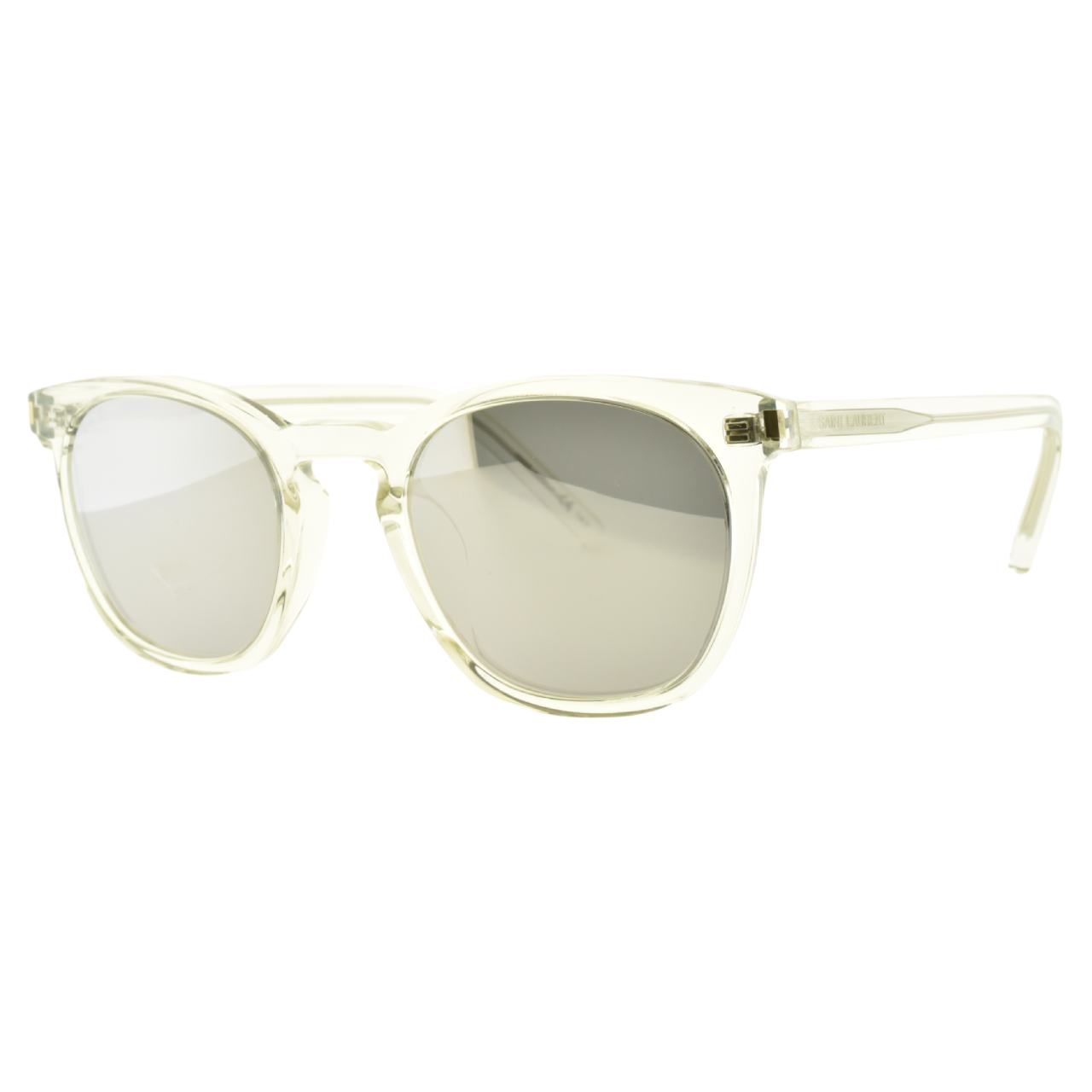 SAINT LAURENT SL 28 F 020 Crystal Round Full Rim Unisex Sunglasses FRAME ONLY