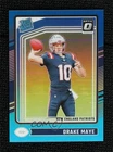 2024 Panini Donruss Optic Rated Rookie Aqua Prizm 31/299 Drake Maye #229