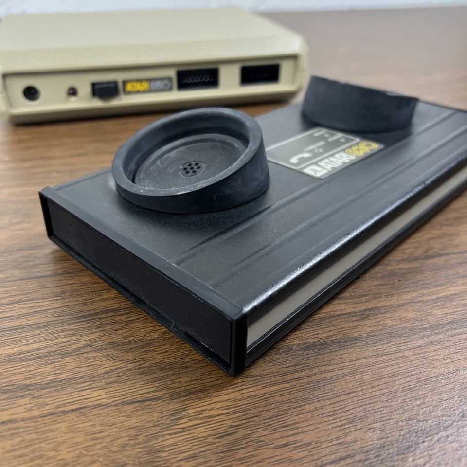 Atari 830 Modem with Switch Box Atari 850 UNTESTED No Cords - Image 2 of 4