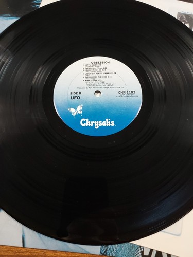 UFO*Obsession* Vinyl LP RECORD 1978 Chrysalis RECORDS CHR-1182 EX/VG☆ - Picture 11 of 13