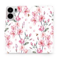 HandyhüLle Mit Klappe FüR Xiaomi Poco C65 Mobiwear Case Flip Cover Rosa FrüHling
