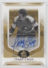 2020-21 SP Signature Edition Legends Gold Spectrum Foil Terry Crisp #71 Auto 7i2