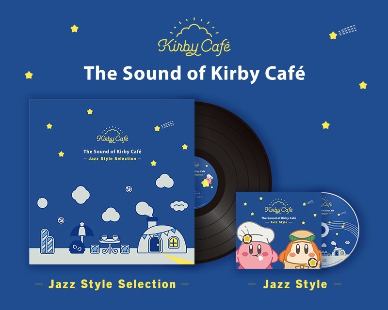 Set of 2 The Sound of Kirby Cafe Jazz Style Selection Vinyl & CD