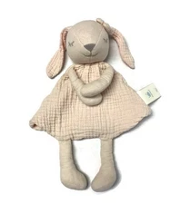 Cloud Island Pink Bunny Rabbit Muslin Lovey Security Plush Blanket Target