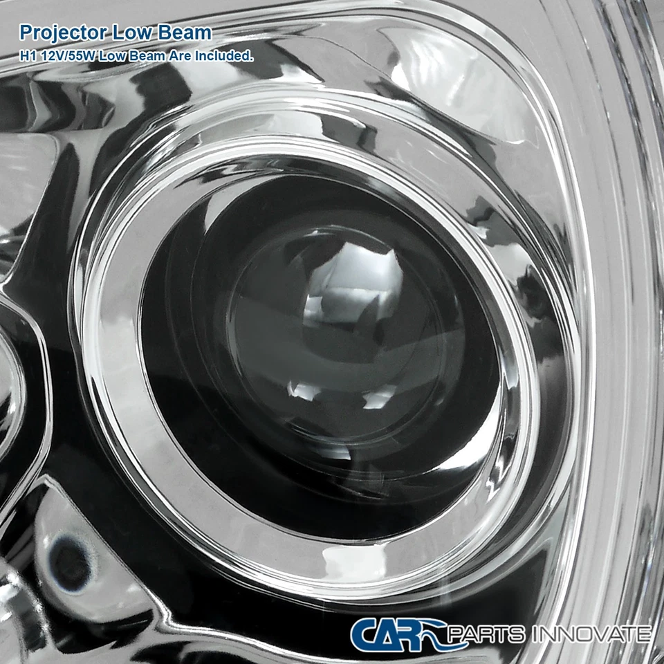 Fits 1998-2001 Mercedes W163 ML ML320 ML430 ML55 LED Strip Projector Headlights - Image 3 of 4