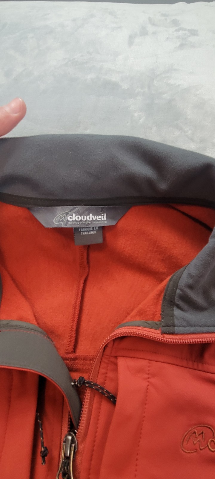 Cloudveil Softshell Jacket Mens Size medium Orang… - image 4