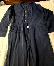 Dark Blue Denim Coverall, Overall, Size 50-LN,  2 Available, VGC