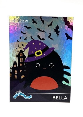 Bella #10 2025 Panini Squishmallows Halloween Edition Rainbow Foil