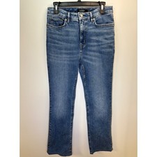 Lauren Ralph Lauren Womens Blue High Rise Straight Leg Jeans Size 10 Medium Wash