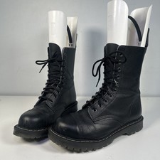 Solovair Womens Size US 9 UK 7 Vegetarian Shoes 10 Eye Tall Boots Steel Toe