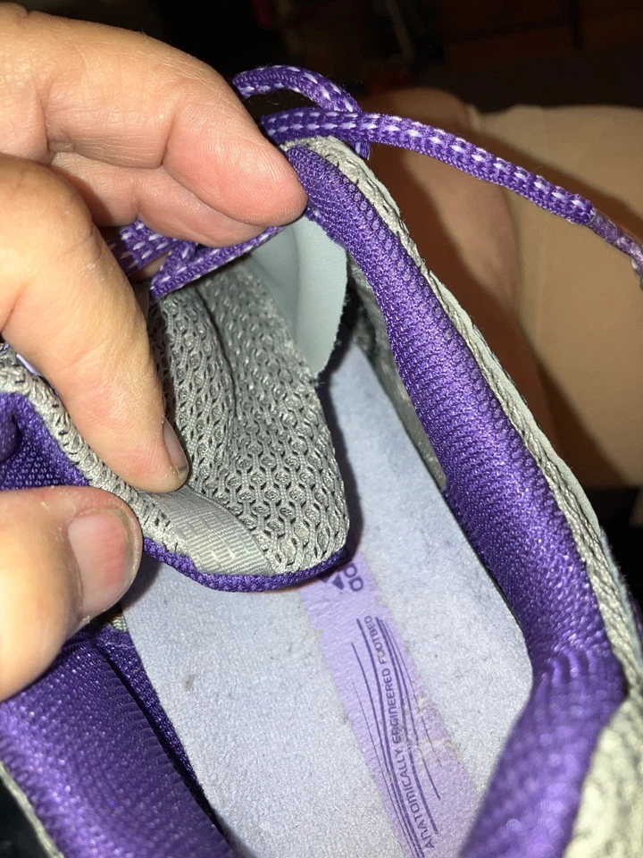 Adidas Womens Kanadia U42349 Gray Running Shoes Sneakers Great Sole, Size 9 1/2 - Image 4 of 4